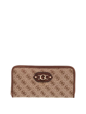 GUESS 2 USCITA Portafoglio Maxi Samantha Guess - Beige