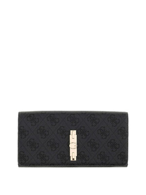 GUESS 2 USCITA Portafoglio Maxi Yvonne Guess - Nero