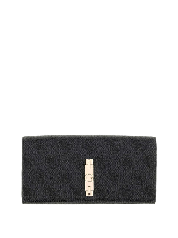GUESS 2 USCITA Portafoglio Maxi Yvonne Guess - Nero