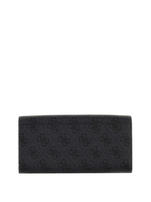 GUESS 2 USCITA Portafoglio Maxi Yvonne Guess - Nero