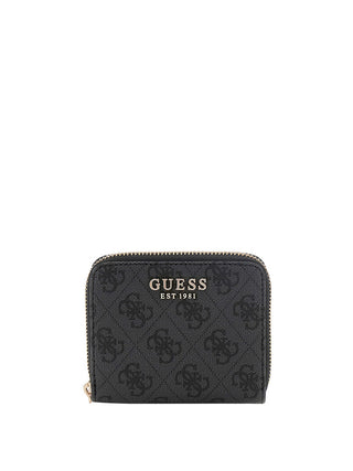 GUESS 2 USCITA Mini Portafoglio Guess Laurel Zip Around - Nero
