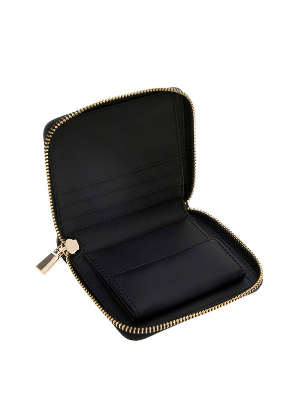 GUESS 2 USCITA Mini Portafoglio Guess Laurel Zip Around - Nero