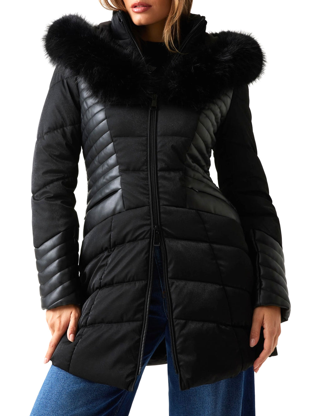 GUESS 2 USCITA Giubbotto Guess New Oxana - Nero