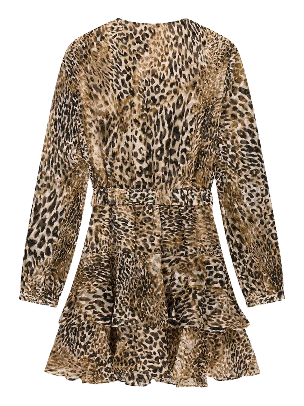 GUESS 2 USCITA Abito Guess Clarisse Belted Flare - Leopard