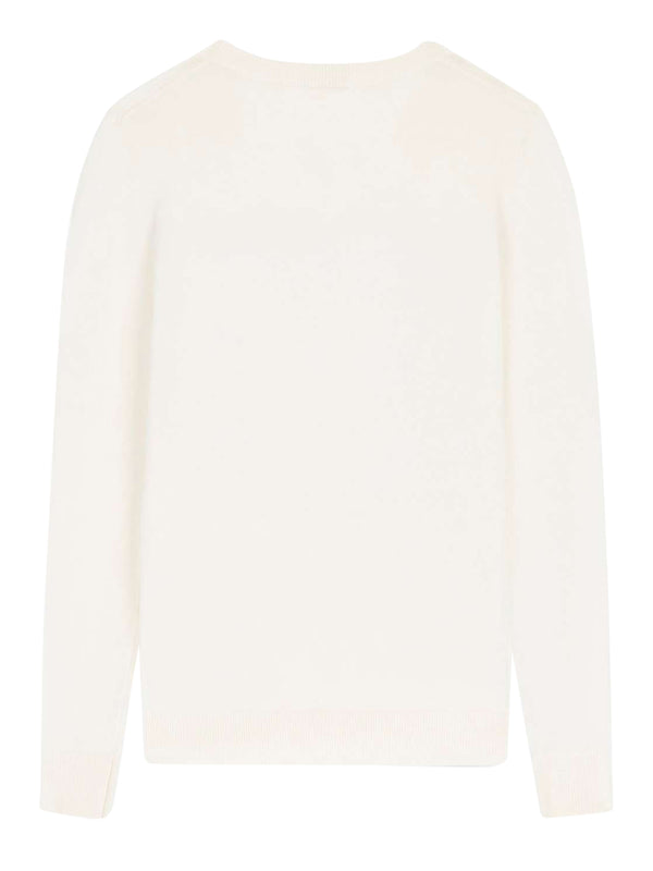 GUESS 2 USCITA Felpa Guess Ls Vn Hannah Logo Swtr - Bianco