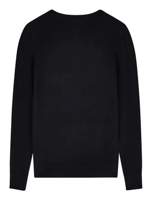 GUESS 2 USCITA Felpa Guess Ls Vn Hannah Logo Swtr - Nero