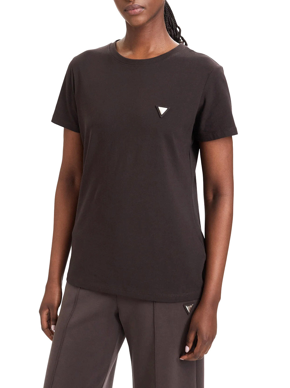 GUESS ATHLEISURE 1 USCITA T-Shirt Oversize Guess Colette - Coffee Roast