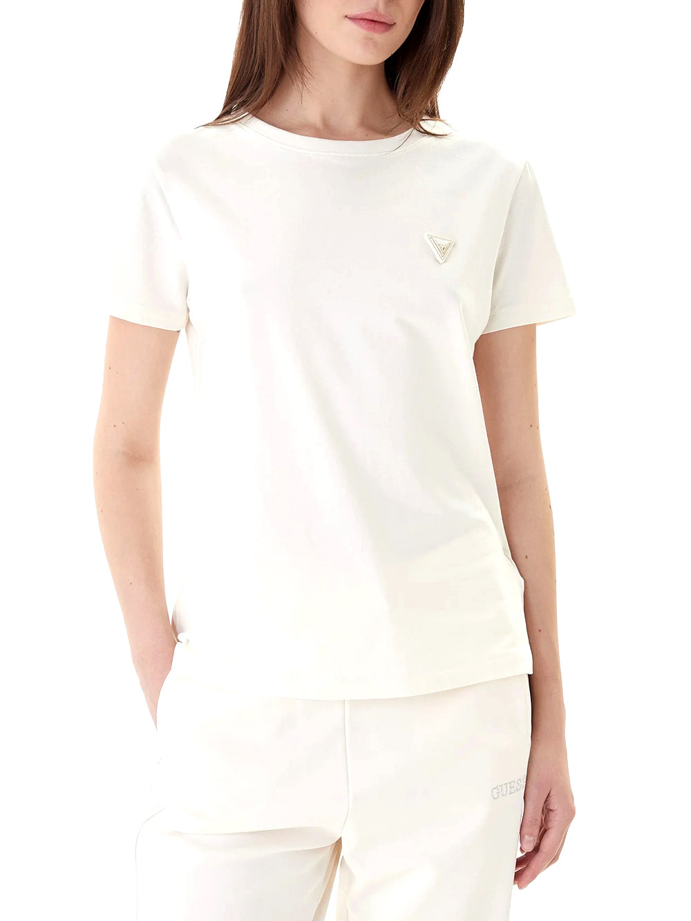 GUESS ATHLEISURE 1 USCITA T-Shirt Guess Colette Avorio