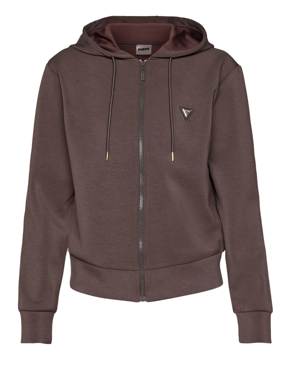 GUESS ATHLEISURE 1 USCITA Felpa Zip Guess Olympe - Coffee