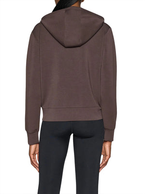 GUESS ATHLEISURE 1 USCITA Felpa Zip Guess Olympe - Coffee