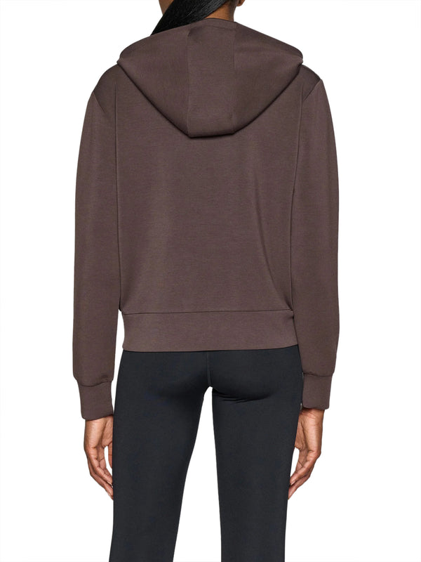 GUESS ATHLEISURE 1 USCITA Felpa Zip Guess Olympe - Coffee