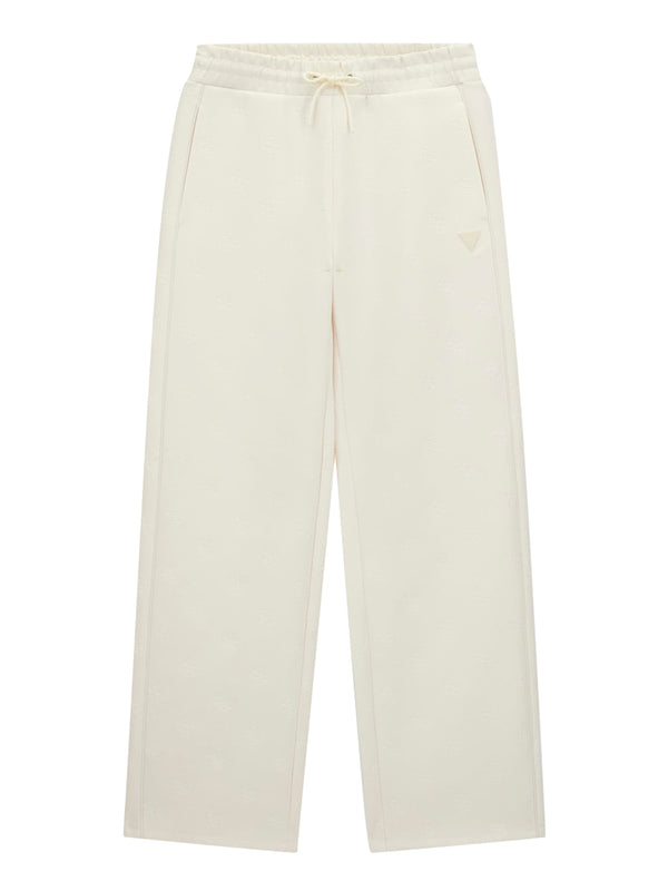 GUESS ATHLEISURE 1 USCITA Pantalone Tuta Guess Con Logo 4G - Avorio