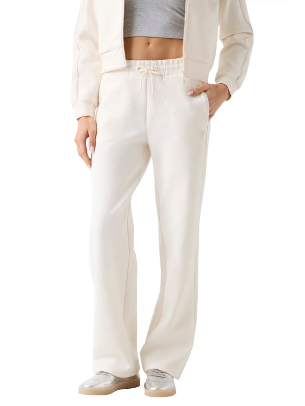 GUESS ATHLEISURE 1 USCITA Pantalone Tuta Guess Con Logo 4G - Avorio
