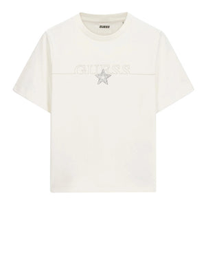 GUESS ATHLEISURE 1 USCITA T-Shirt Guess Agena - White