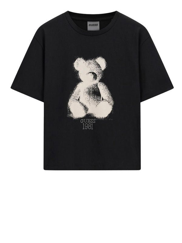 GUESS ATHLEISURE 1 USCITA T-Shirt Guess Bear - Nero