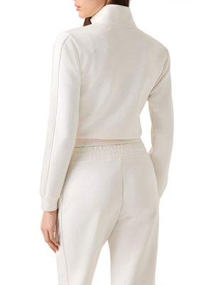 GUESS ATHLEISURE 1 USCITA Felpa Zip Guess Calista 4G All Over - Avorio