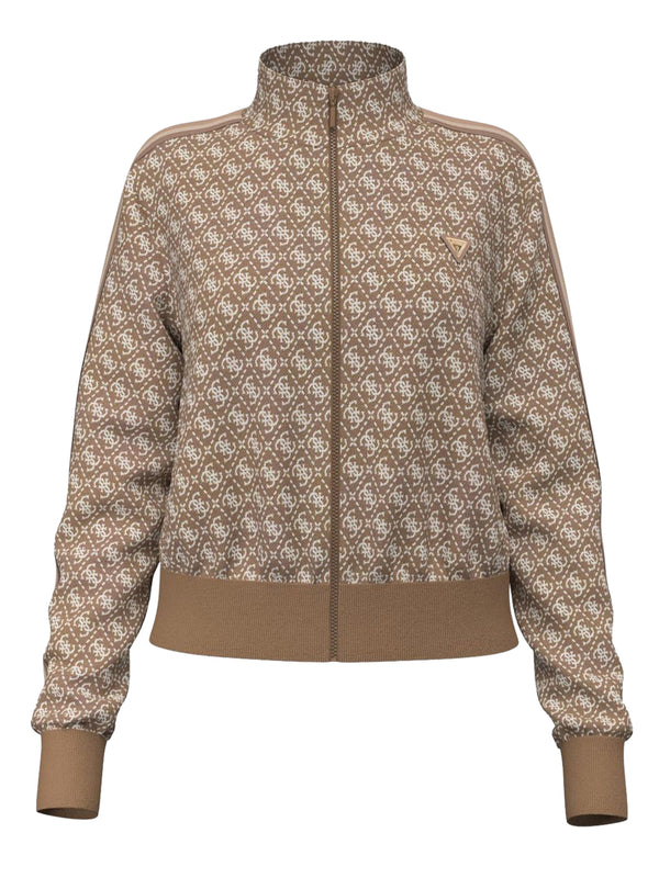 GUESS ATHLEISURE 1 USCITA Felpa Guess 4G Allover Beige
