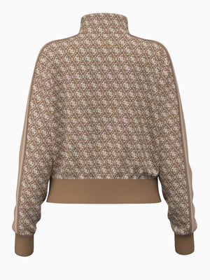 GUESS ATHLEISURE 1 USCITA Felpa Guess 4G Allover Beige