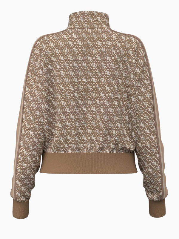 GUESS ATHLEISURE 1 USCITA Felpa Guess 4G Allover Beige