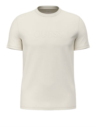 GUESS ATHLEISURE 1 USCITA T-Shirt Guess Con Logo Ricamato - Bianco
