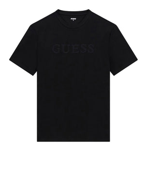 GUESS ATHLEISURE 1 USCITA T-Shirt Guess Con Logo Ricamato - Nero