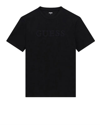 GUESS ATHLEISURE 1 USCITA T-Shirt Guess Con Logo Ricamato - Nero