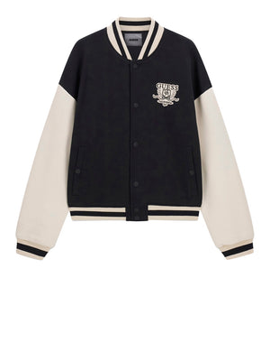GUESS ATHLEISURE 1 USCITA Bomber Guess Herald Nero