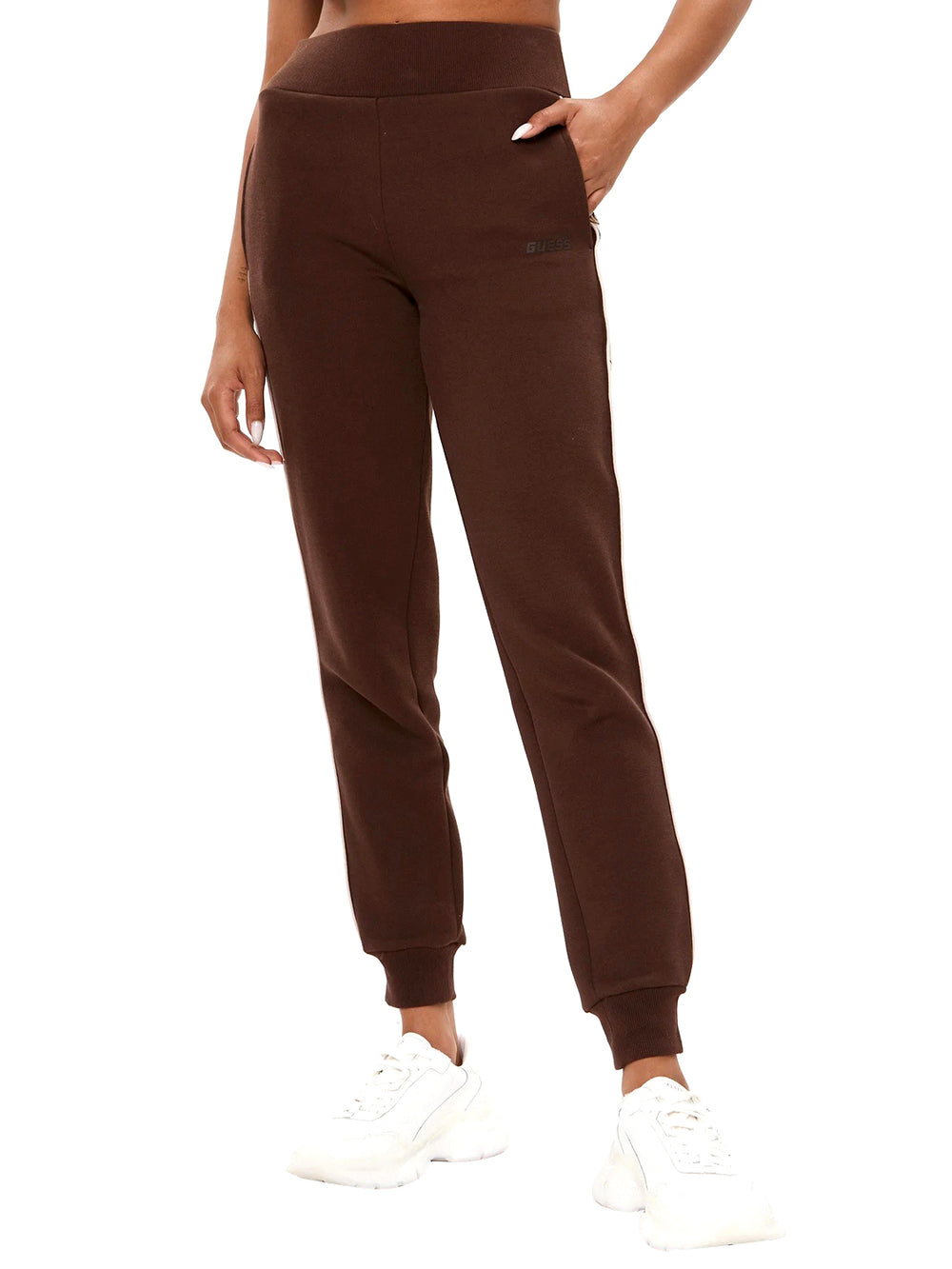 GUESS ATHLEISURE 2 USCITA Pantalone Tuta Britney Guess - Marrone Scuro