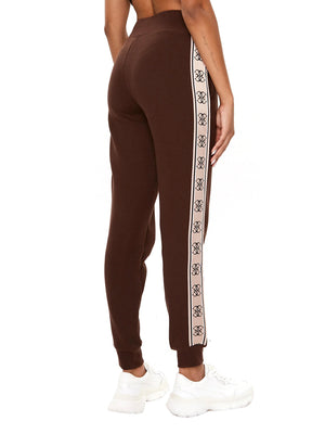GUESS ATHLEISURE 2 USCITA Pantalone Tuta Britney Guess - Marrone Scuro