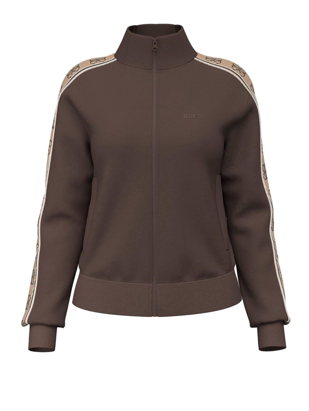 GUESS ATHLEISURE 2 USCITA Felpa Girocollo Guess Britney - Marrone Scuro