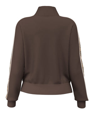 GUESS ATHLEISURE 2 USCITA Felpa Girocollo Guess Britney - Marrone Scuro