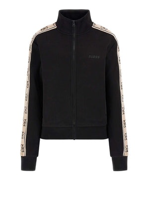 GUESS ATHLEISURE 2 USCITA Felpa Guess Britney Full Zip Sweatshirt Nero