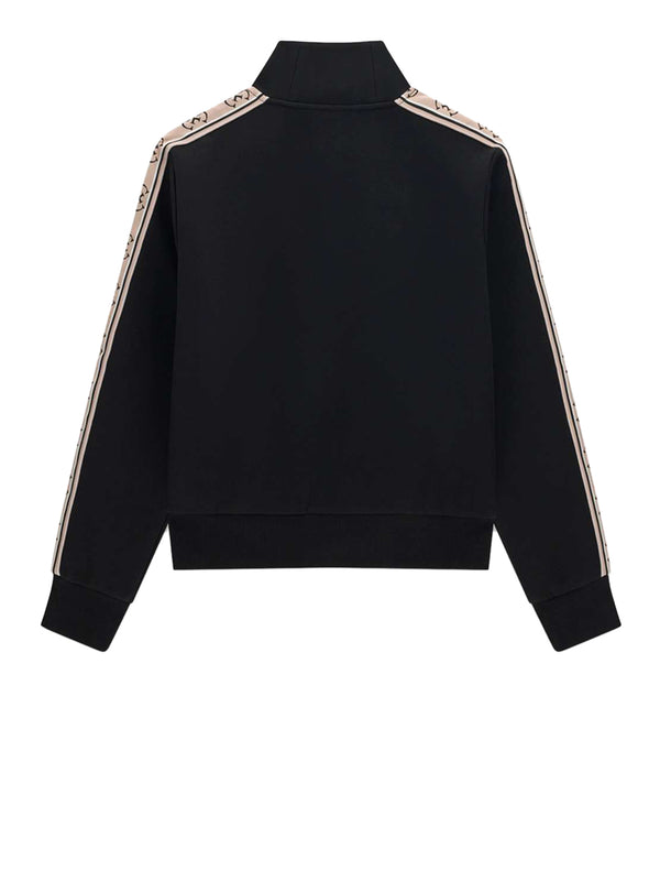 GUESS ATHLEISURE 2 USCITA Felpa Guess Britney Full Zip Sweatshirt Nero