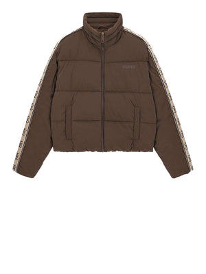 GUESS ATHLEISURE 2 USCITA Giacca Guess New Jean Puffer - Dark Coffee