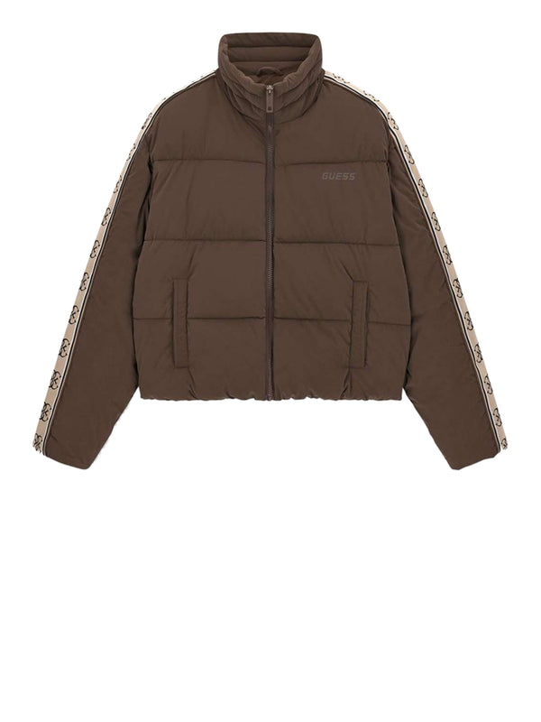 GUESS ATHLEISURE 2 USCITA Giacca Guess New Jean Puffer - Dark Coffee