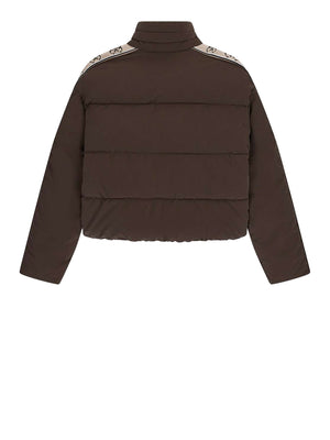GUESS ATHLEISURE 2 USCITA Giacca Guess New Jean Puffer - Dark Coffee