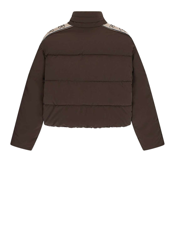 GUESS ATHLEISURE 2 USCITA Giacca Guess New Jean Puffer - Dark Coffee