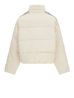GUESS ATHLEISURE 2 USCITA Giacca Guess New Jean Puffer - Avorio