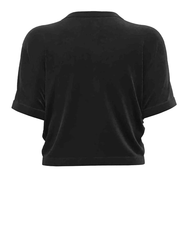GUESS ATHLEISURE 2 USCITA T-Shirt Crop Amalia Guess - Nero