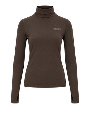 GUESS ATHLEISURE 2 USCITA Maglia Guess Greta - Marrone Scuro