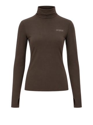 GUESS ATHLEISURE 2 USCITA Maglia Guess Greta - Marrone Scuro