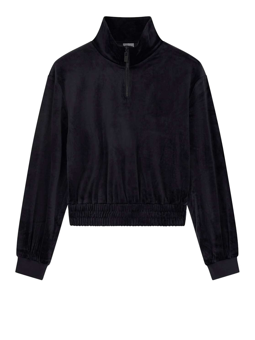 GUESS ATHLEISURE 2 USCITA Felpa Guess Amalia Half Zip High Neck - Nero