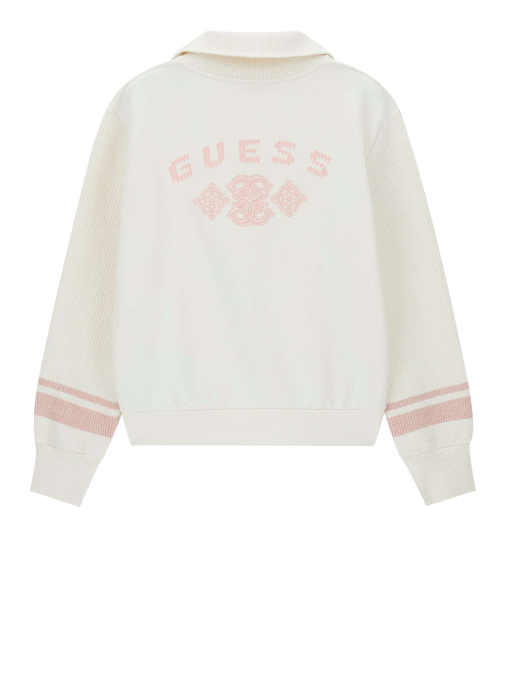GUESS ATHLEISURE 2 USCITA Felpa Guess Fabrizia Half-Zip - Bianco
