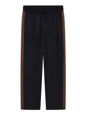 GUESS ATHLEISURE 2 USCITA Pantalone Milton Logo Frontale Nero