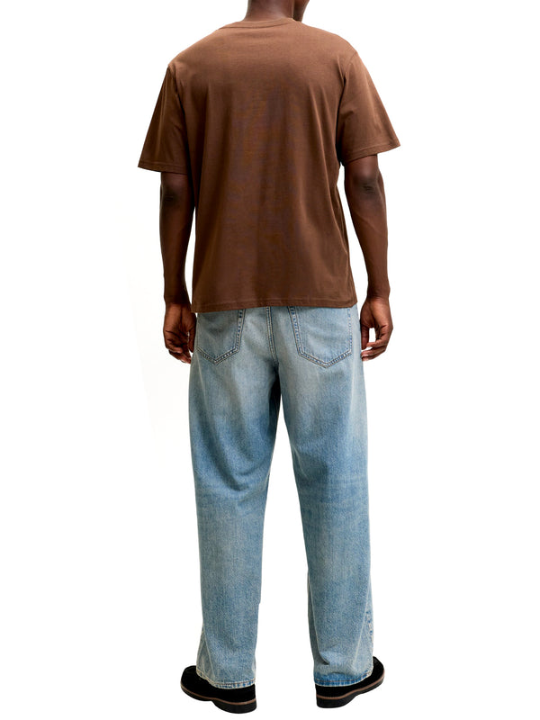 JACK&JONES ESSENTIALS Jack&Jones T-Shirt Logo Frontale Marrone