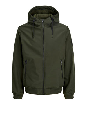 JACK&JONES ESSENTIALS Giacca Jack&Jones Softshell - Verde