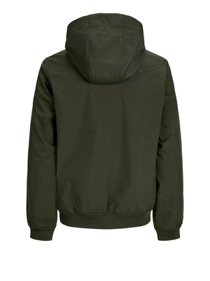 JACK&JONES ESSENTIALS Giacca Jack&Jones Softshell - Verde