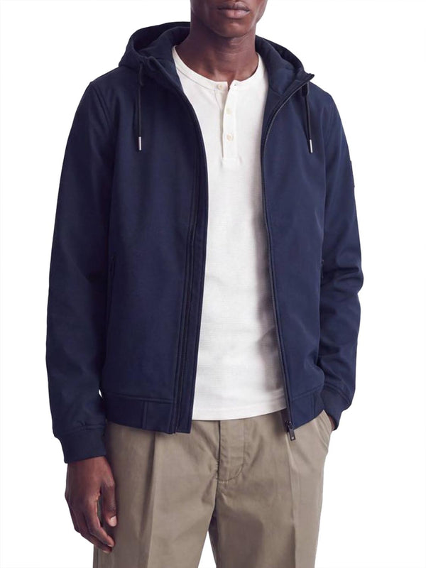 Jack&Jones Giacca Softshell con Cappuccio Jack & Jones - Blu Navy