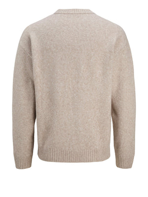 Jack&Jones Maglione Jack&Jones Tinta Unita Grigio