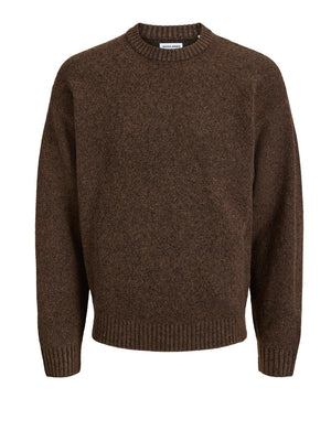 Jack&Jones Pullover Uomo Soho Ollie Jack & Jones - Cocoa